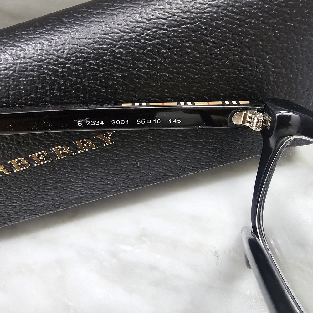Burberry Black Rectangular Optical Glasses - image 6